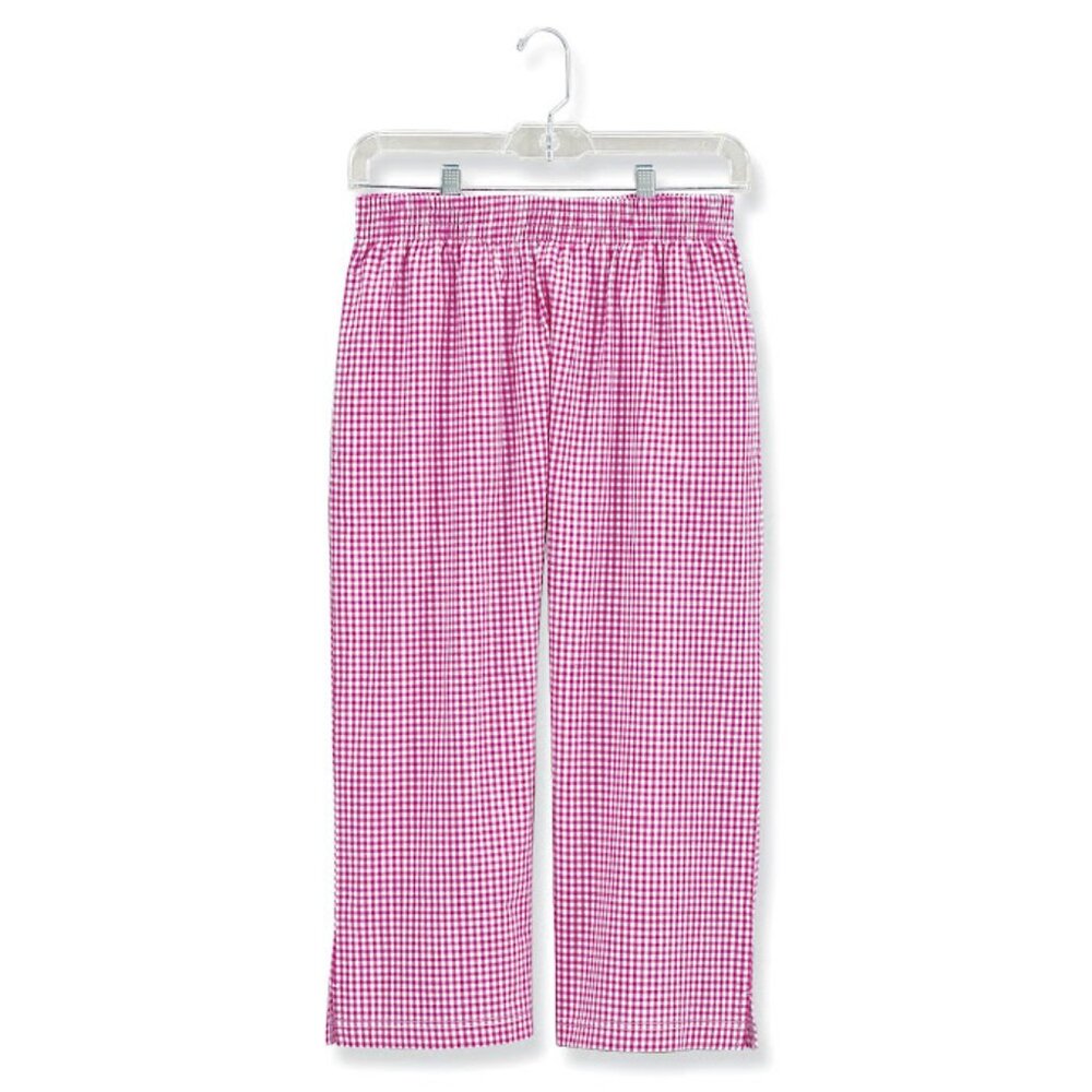 NWT Country Store Pink Gingham Capris | Size: Large